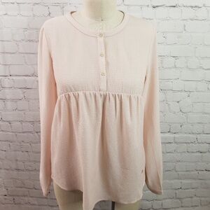 Massimo Dutti Blush pink Blouse size 13/14